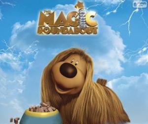 yapboz Dougal, The Magic Roundabout uzun saçlı köpek